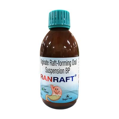 RANRAFT MINT FLAVOUR SUGAR FREE Suspension 200ml - Ulcer/Reflux/Flatulence-Aaa