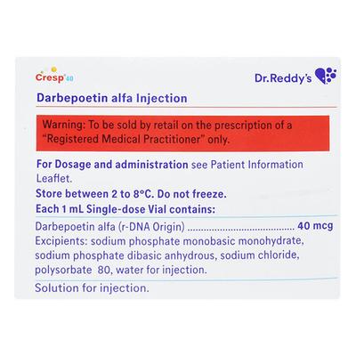 Cresp 40mcg Injection(Pfs) 0.4ml - Haematopoiesis-Hae