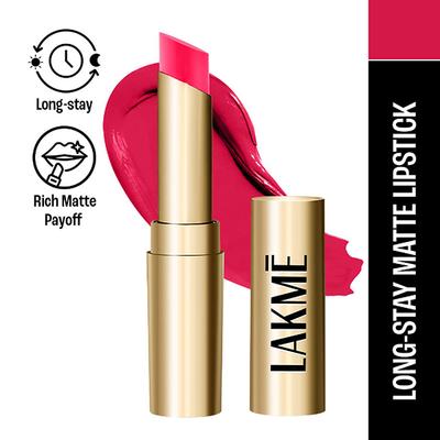 Lakme Unreal 3D Slim Bullet, Matte Finish, Romeo Red, 3.6gm - Lipsticks