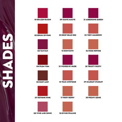 SUGAR Cosmetics Smudge Me Not Lip Duo - 09 Suave Mauve (Mauve) 3.5 ml - Lipsticks