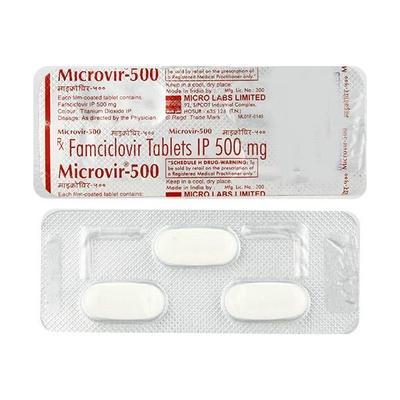 Microvir 500mg Tablet 3'S - Viral infections-Ant