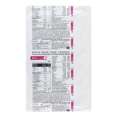 EFEM ACTIV Tablet 10's - Supplements-Vam