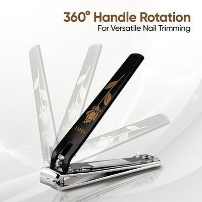 Vega Large Nail Clipper, Black 2's - Nail Care