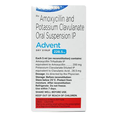 ADVENT TANGY ORANGE FLAVOUR 228.5mg Dry Syrup 30ml - Bacterial Infections-Pen