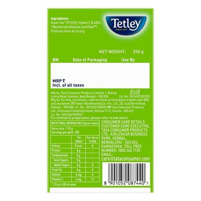 Tetley Classic Long Leaf Green Tea with Vitamin C 250 g - Teas