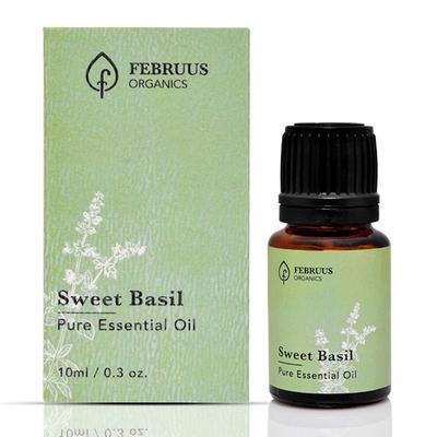 Februus Organics Pure Essential Oil - Sweet Basil 10 ml - Essential Oils