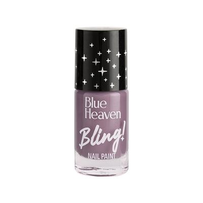 Blue Heaven Bling Nail Paint, Mauve Satin-16 8 ml - Nail Polish