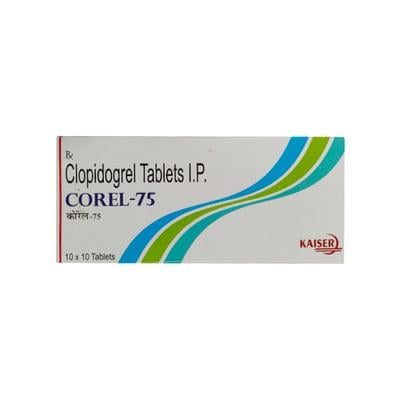 COREL 75 Tablet 10's - Blood Clot-Ant