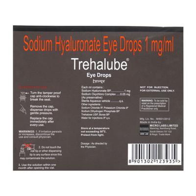 Trehalube Eye Drops 10ml - Eye conditions-Oth