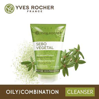 Yves Rocher Sebo Vegetal Purifying Cleansing Gel 125 ml - Face Wash & Cleansers