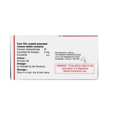 Renopress XL 5mg Tablet 10'S - Hypertension-Per