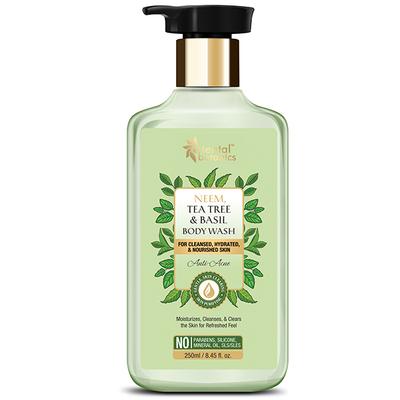 Oriental Botanics Neem, Tea Tree and Basil Body Wash 250 ml - Shower Gels & Body Wash