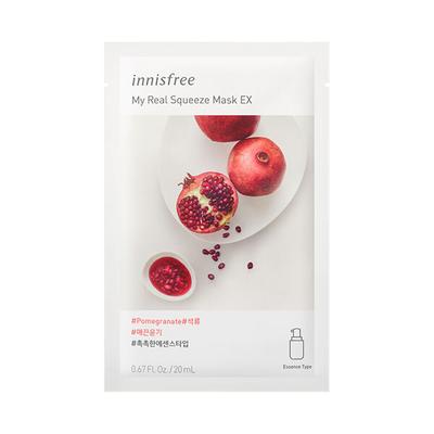 Innisfree My Real Squeeze Mask - Pomegranate 20 ml - Sheet Masks