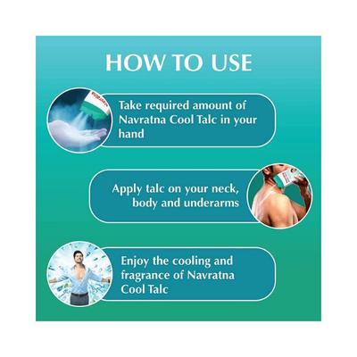 Navratna Cool Talc Active Deo 400 gm - Talcum Powders