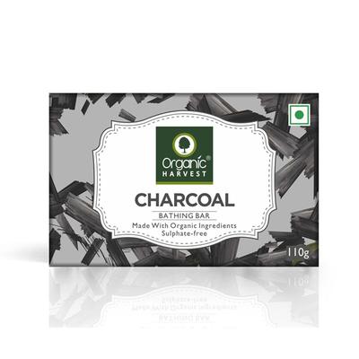 Organic Harvest Bathing Bar - Charcoal 110 gm - Soaps