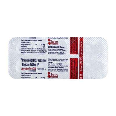 BETAKON SR 60 Tablet 10's - Hypertension-Bet