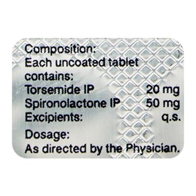 TORSID PLUS 20/50 Tablet 10's - Hypertension-Diu