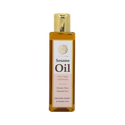 The Pure Story Sesame Oil Pure Natural Cold Pressed Hair Oils 200ml - Hair Oils