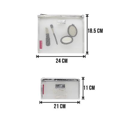 Colorbar Mesh Pouch - (Set Of Two) 1's - Makeup Bags & Cases