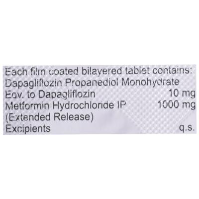 SGLTD M 10/1000 Tablet 10's - Diabetes-Ant