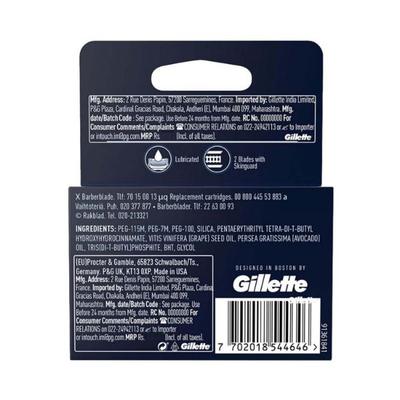 King C. Gillette Men's Neck Razor Cartridges with Built in Precision Trimmer for Shaping 3's - Razors & Cartridges