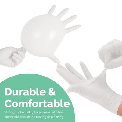 Care View Non Sterile Latex Medical Examination Hand Gloves 100's - Surgical Consumable
