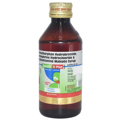 Ascoril D Plus SUGAR FREE Syrup 100ml - Cough And Cold-Cou