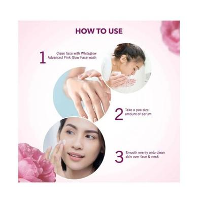 Lotus Herbals Whiteglow Advanced Pink Glow Brightening Serum 30ml - Face Serum