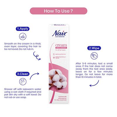 Nair Bikini & Underarm Hair Removal Cream 90 ml - Hair Removal Accessories