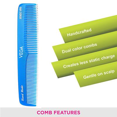 Vega Graduated Dressing Comb (HMSC - 09D) 25 gm - Hair Combs