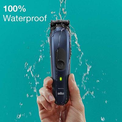 Braun MGK7450 11-in-1 Style Kit for Men from Gillette, All-in-One Tool 9 Attachments, Waterproof 595 gm - Grooming Kits