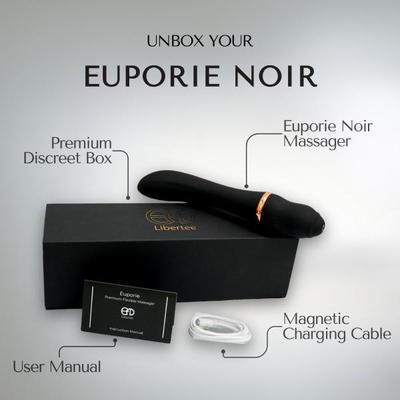 Libertee Premium Rechargeable Massager 7 Modes Noir 1's - Massagers And Vibrators