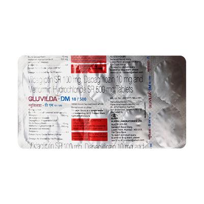 GLUVILDA DM 10/500 Tablet 10s - Diabetes-Ant