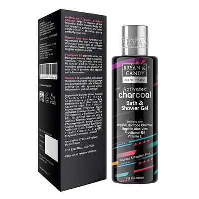 Bryan & Candy Charcoal Shower Gel 300 ml - Shower Gels & Body Wash