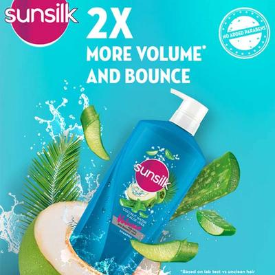 Sunsilk Coconut Water And Aloe Vera Volume Shampoo 700 ml - Shampoos