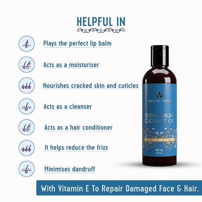 Avimee Herbal Extra Virgin Coconut Oil 100 ml - Hair Oils