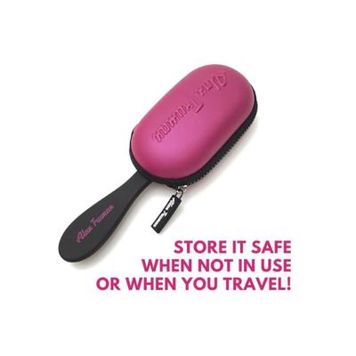Alan Truman Knot No More Detangling & Hair Care Brush - Pink Hot Glare 1's - Hair Brushes