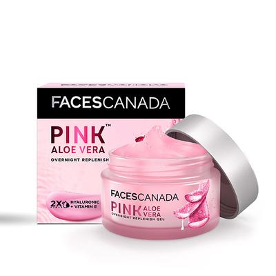 Pink Aloe Vera Overnight Replenish Gel 50 gm - Face Gels