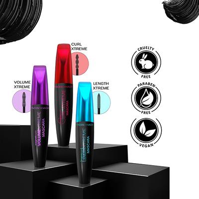 Faces Canada Magneteyes Curl Xtreme Mascara Waterproof upto 2X Curls Lashes - Jojoba oil with Vitamin E 8ml - Mascaras