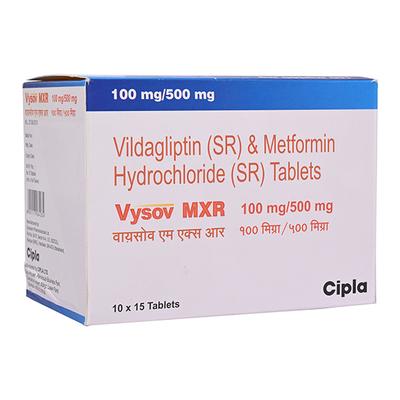 VYSOV MXR 100/500mg Tablet 15's - Diabetes-Ant