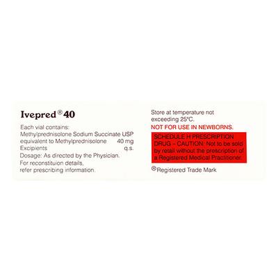 Ivepred 40mg Injection 1's - Hormonal Therapy-Cor