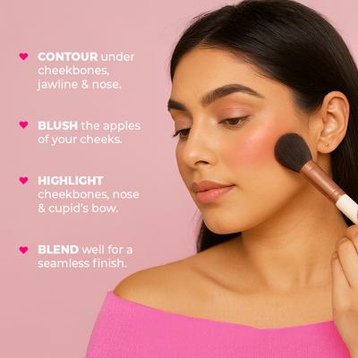 Pinkflash-M02 Multi Face Palette-2 Strawberry 6 gm - Face Palettes