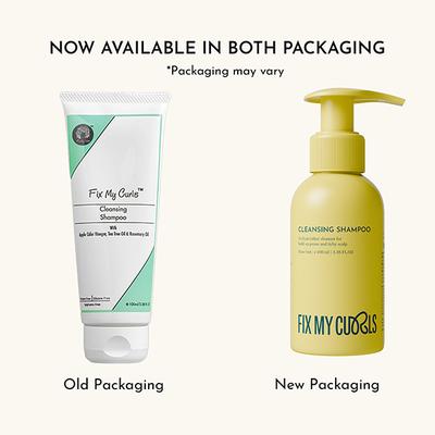 Fix My Curls Cleansing Shampoo for Curly, Wavy, Frizzy Hair Clarifying Shampoo with Anti-Dandruff, and Itchy Scalp Solution 100 gm - Dry Shampoos & Conditioners