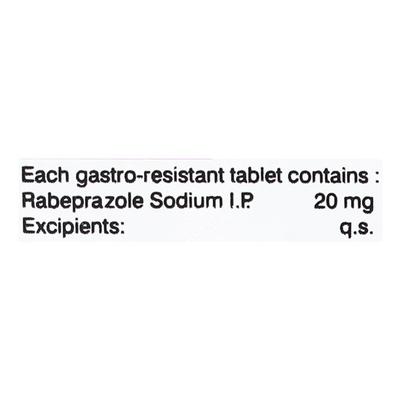 Rablet 20mg Tablet 15'S - Ulcer/Reflux/Flatulence-Aaa