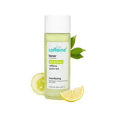 Mcaffeine Toner With Fruit Aha Mix & Green Tea 150 ml - Toners