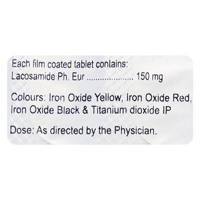 Lacotide 150mg Tablet 10'S - Epilepsy/Convulsion-Ant