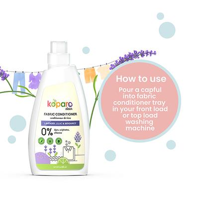 Koparo Clean Fabric Conditioner (Pack of 2 x 500 ml) - Lavendar, Lilac & Bergamot - Others