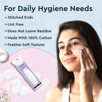 Gubb Cotton Balls White 100S and Embossed 200 gm - Facial Wipes & Tissues