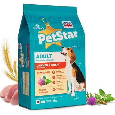 Petstar Adult Food - Chicken and Wheat 3 kg (Buy 1 Get 1) - Petfood