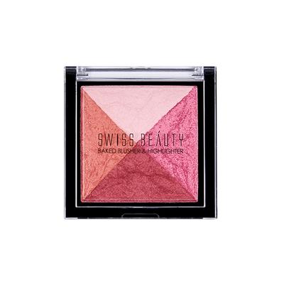 Swiss Beauty Baked Blusher & Highlighter - (Shade-2) 7 gm - Blushes